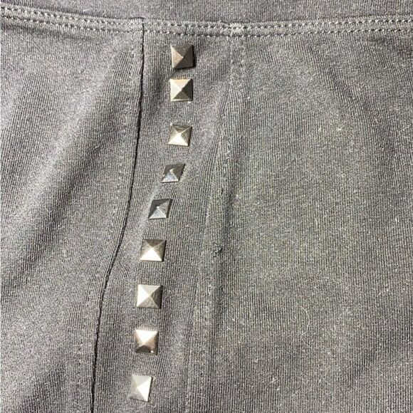 Express Black Leggings with side embellishments Women's Size Medium - Picture 8 of 10